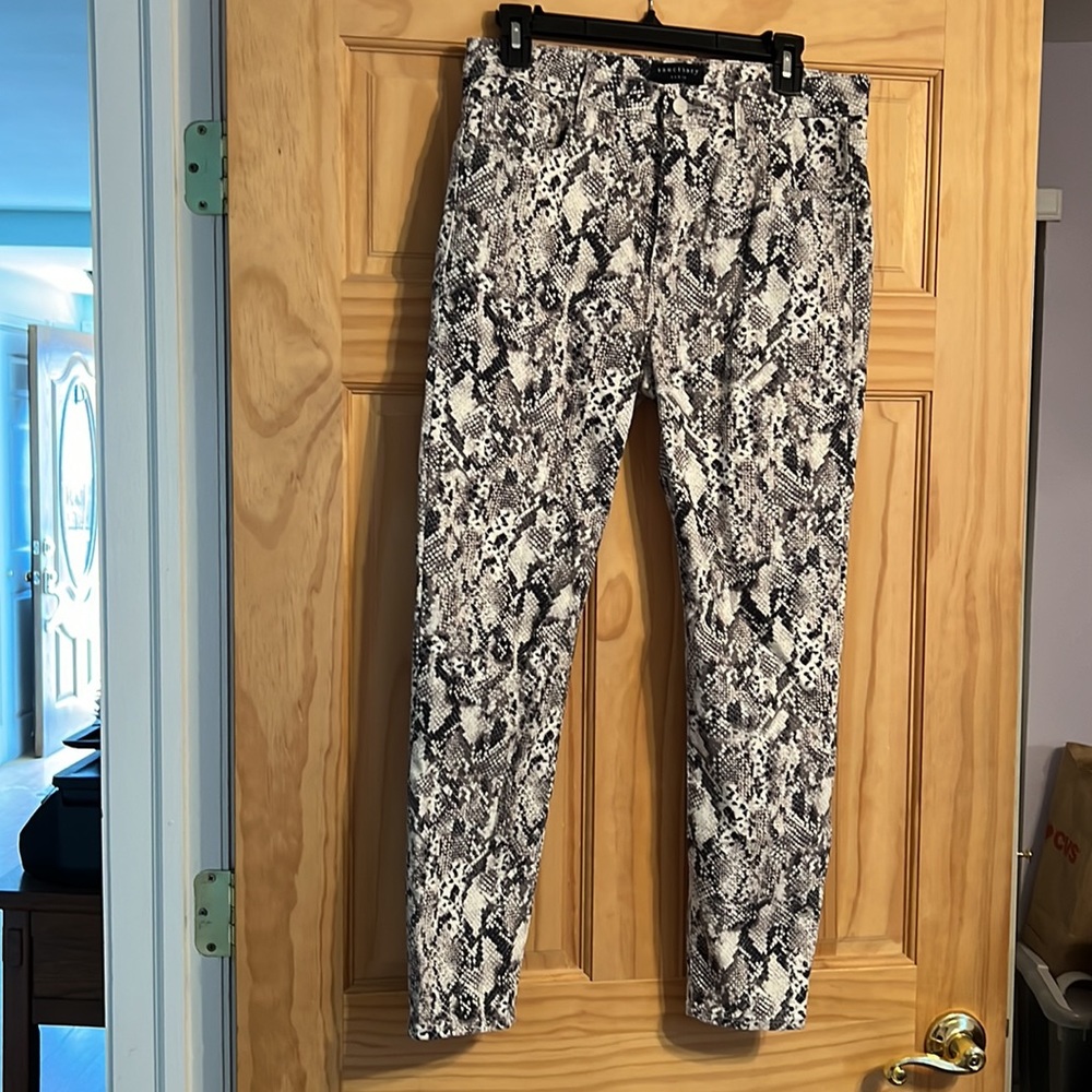 Sanctuary Stretch Jeans Size 8 Snake Print